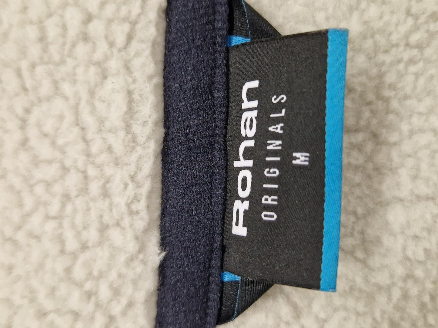 Rohan Mens Cream and Blue Fleece - Size Medium