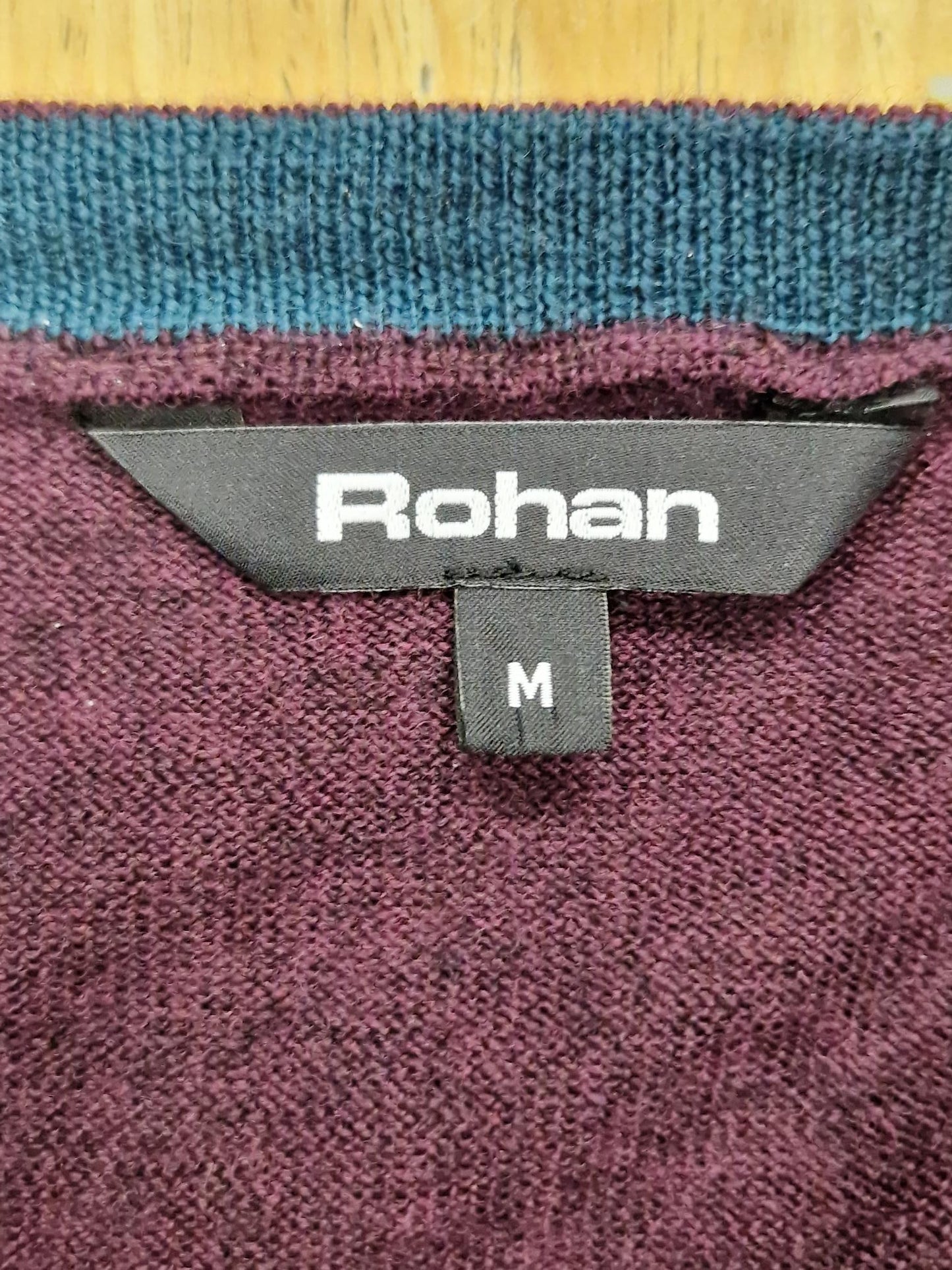 Rohan Mens Jumper in Purple - Size Medium