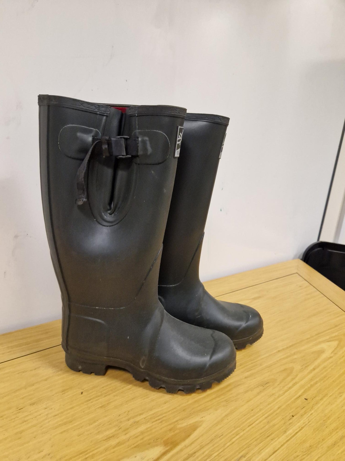 Woodland Ladies Wellington Boot in Slate Grey - Size 5