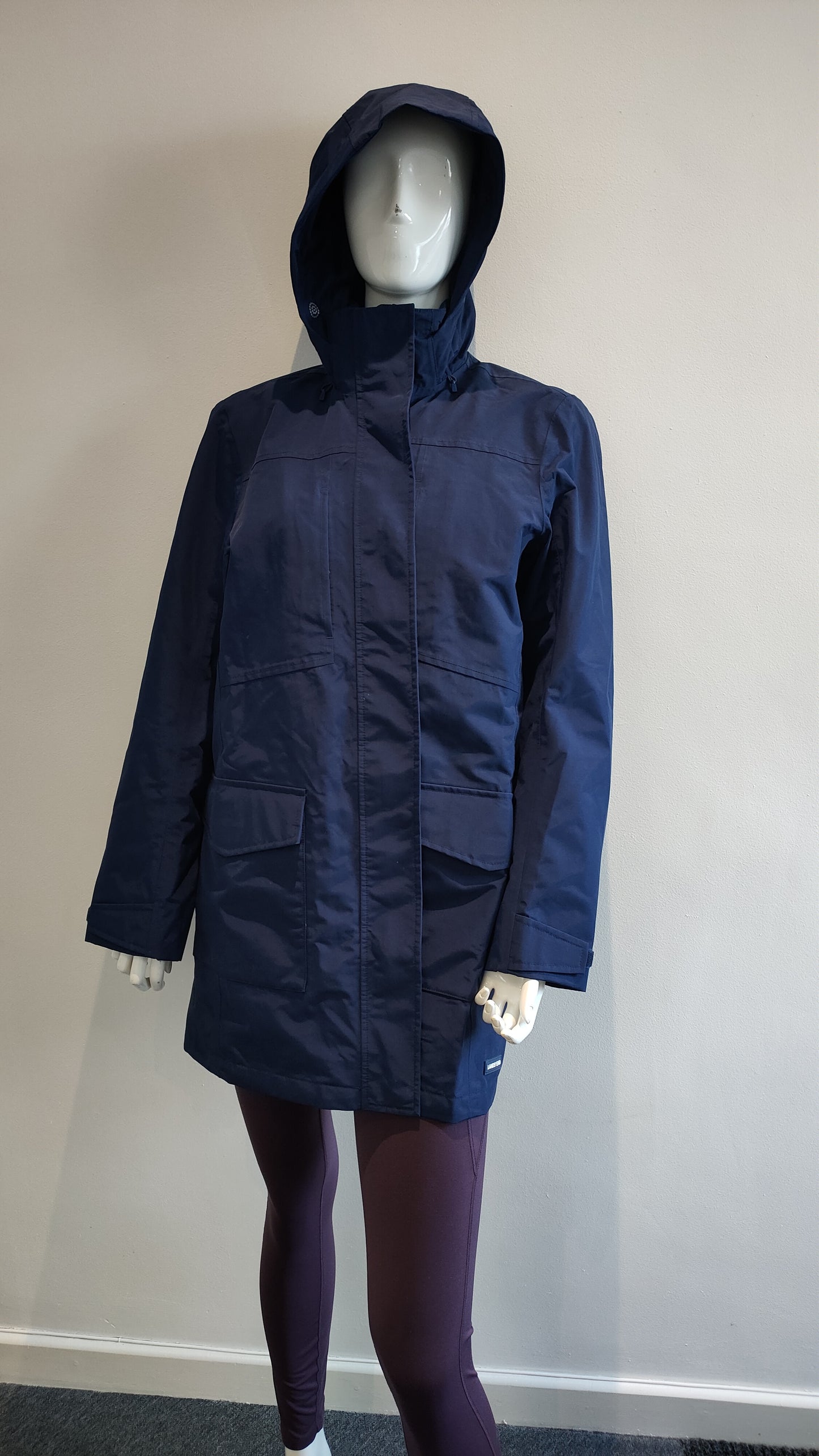 Female Lands End Waterproof Jacket Medium