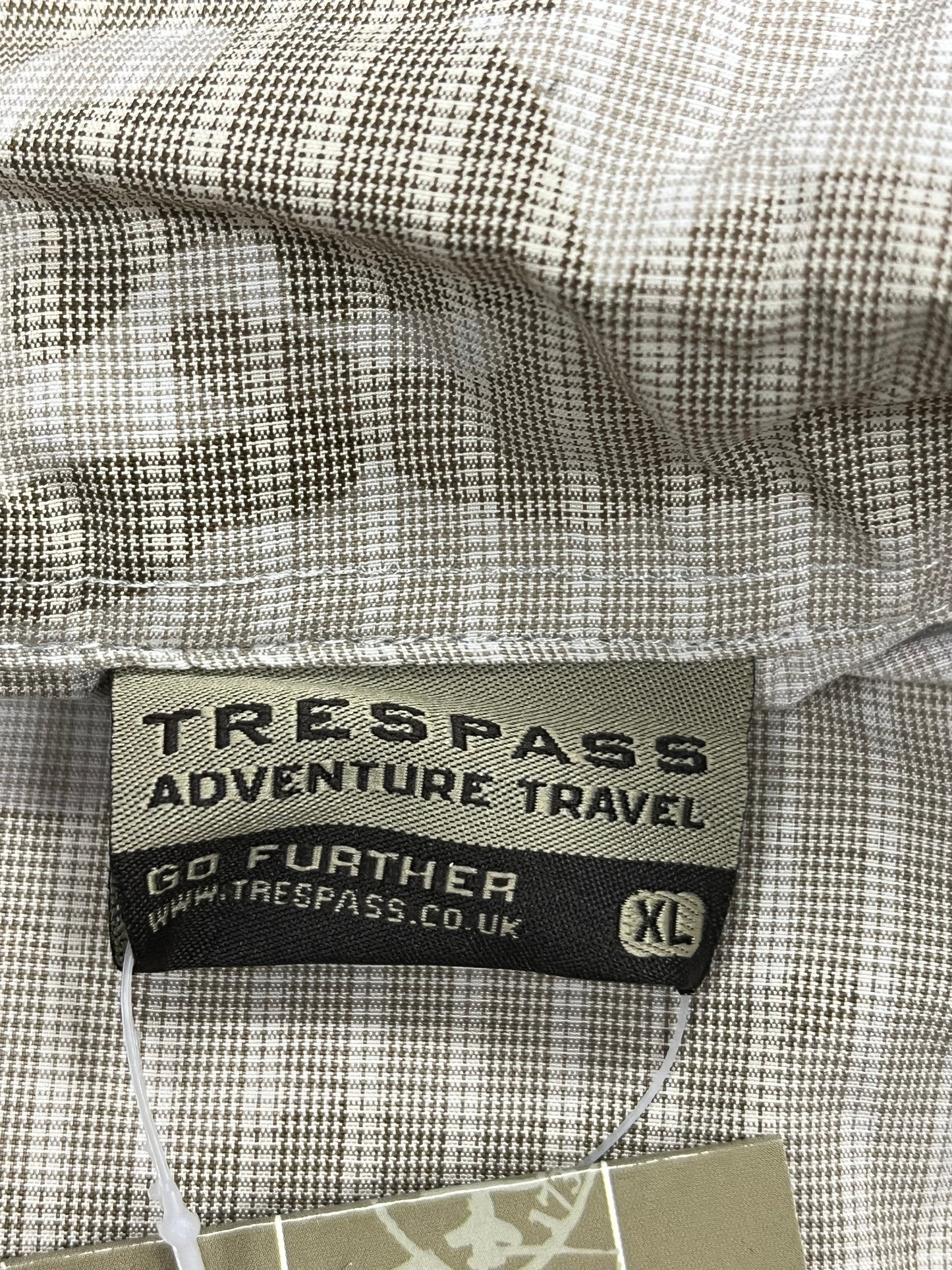 Tresspass Duo-Skin Mens Shirt in Brown Camo Print - Size XL