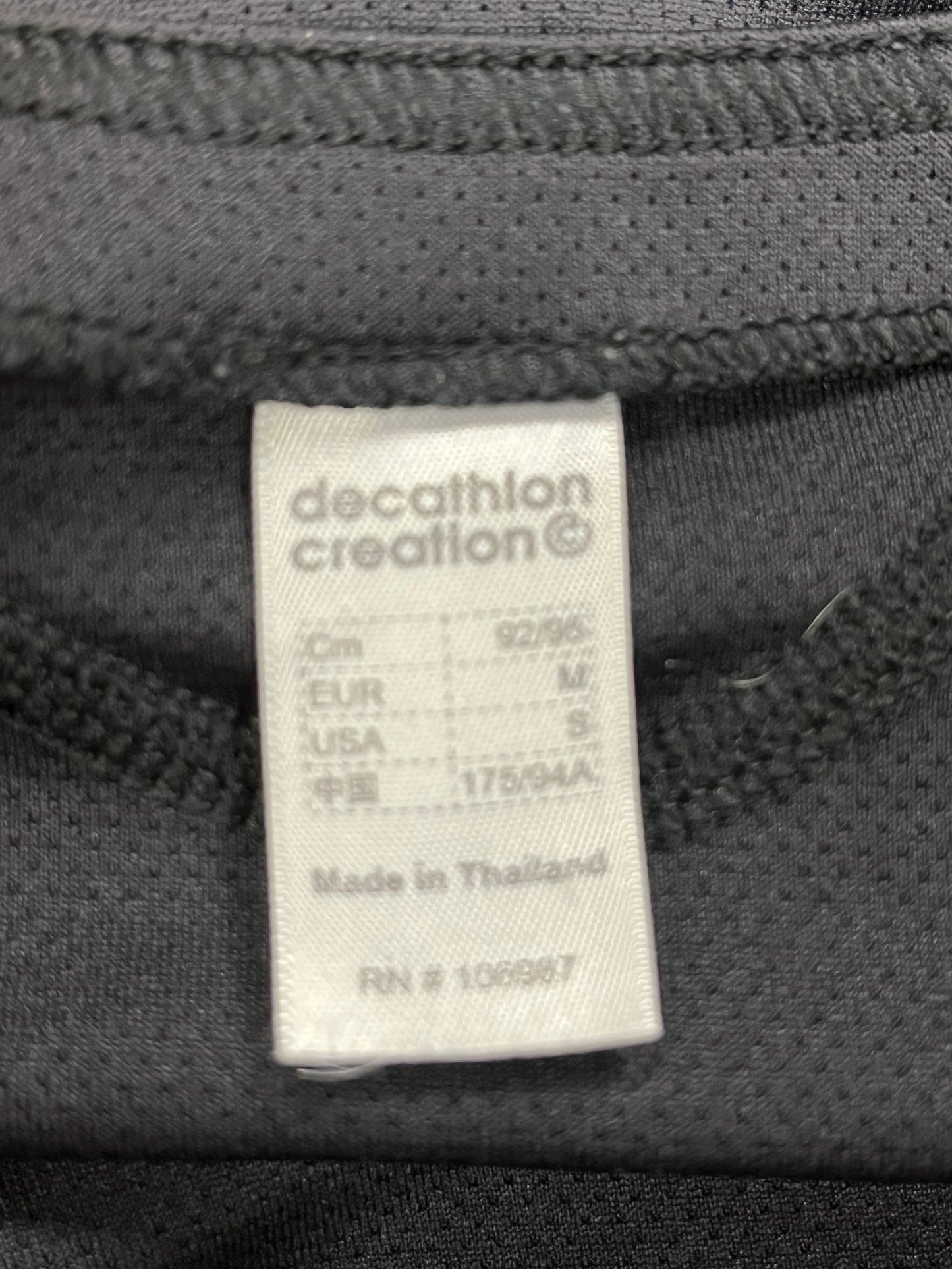 Kalenji Decathlon Mens Base layer in Black - Size Medium