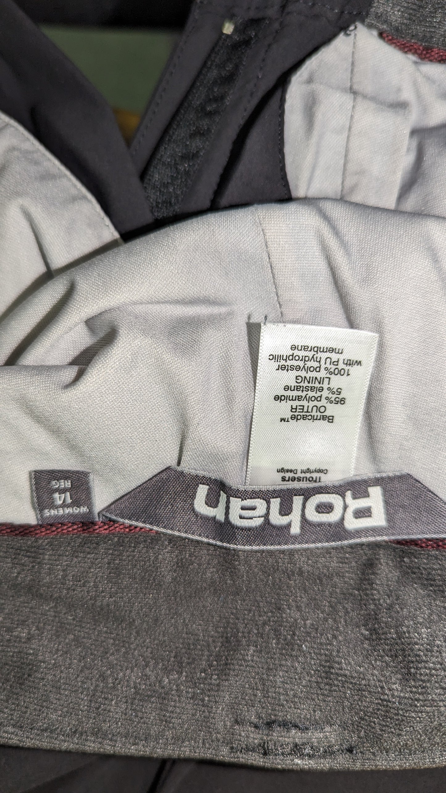 Ladies Rohan Walking Trousers - Size 14R