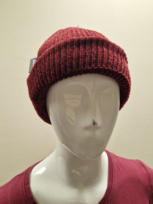 Ladies Burgundy Beanie Hat - One size fits all