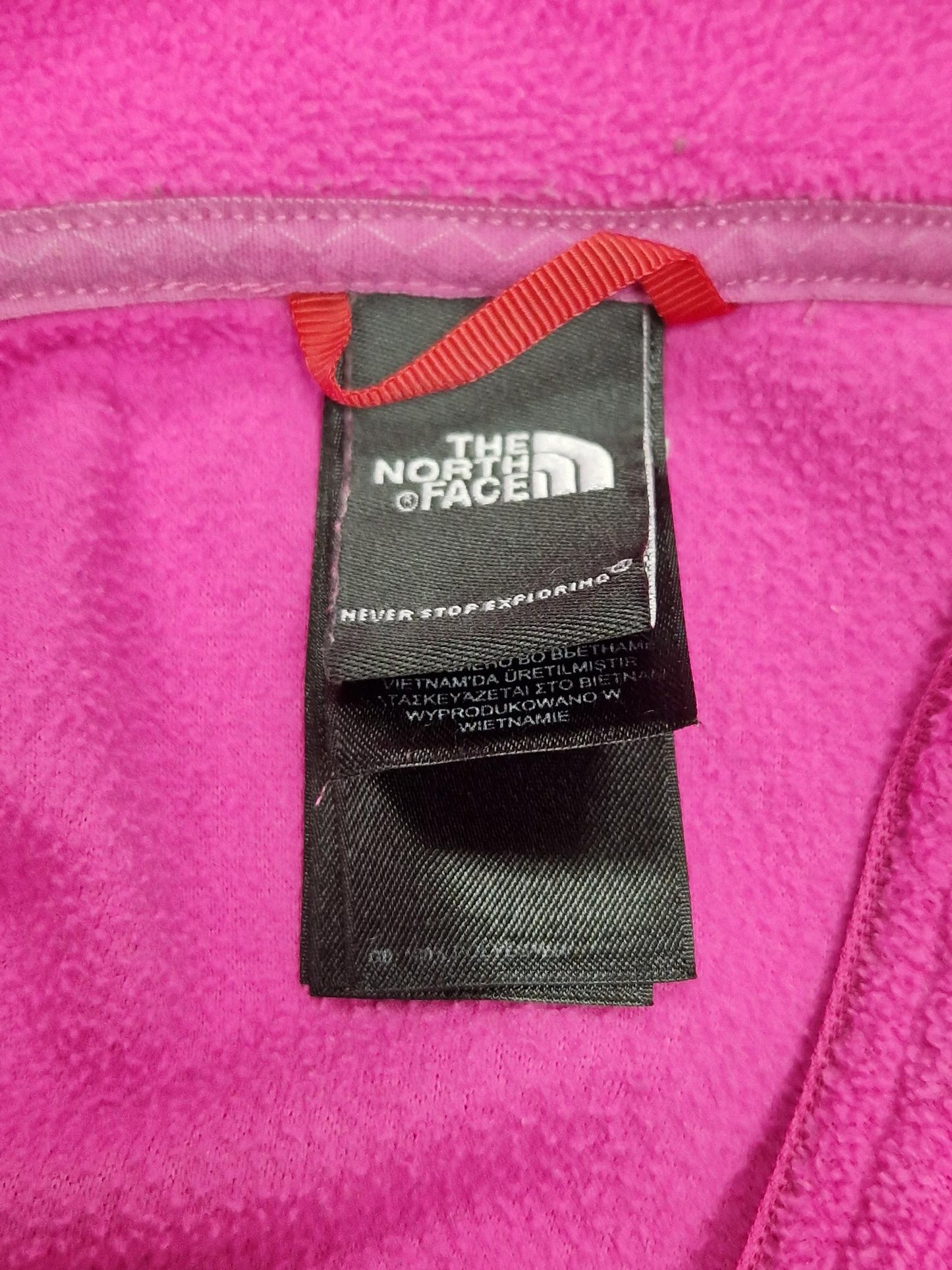 North Face Ladies fleece in Pink - Size Large