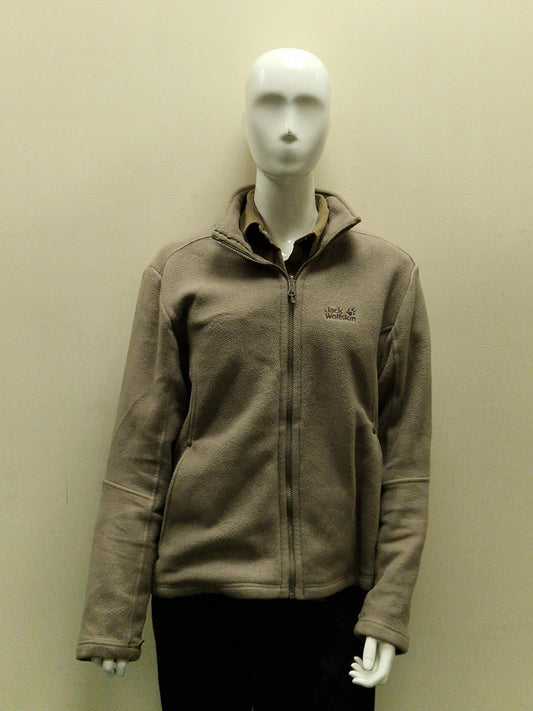 Jack Wolfskin Ladies Fleece in Light Brown - Size 18/20