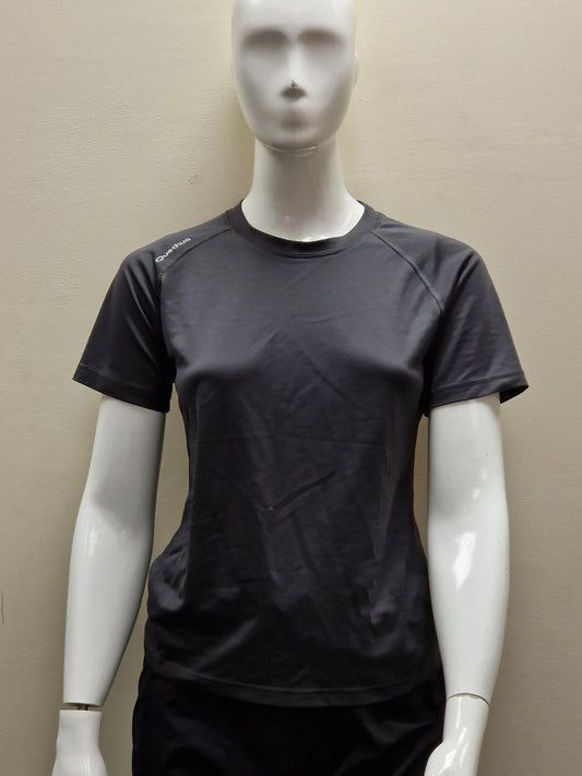 Quechua Decathlon Ladies T-Shirt in Grey - Size Medium