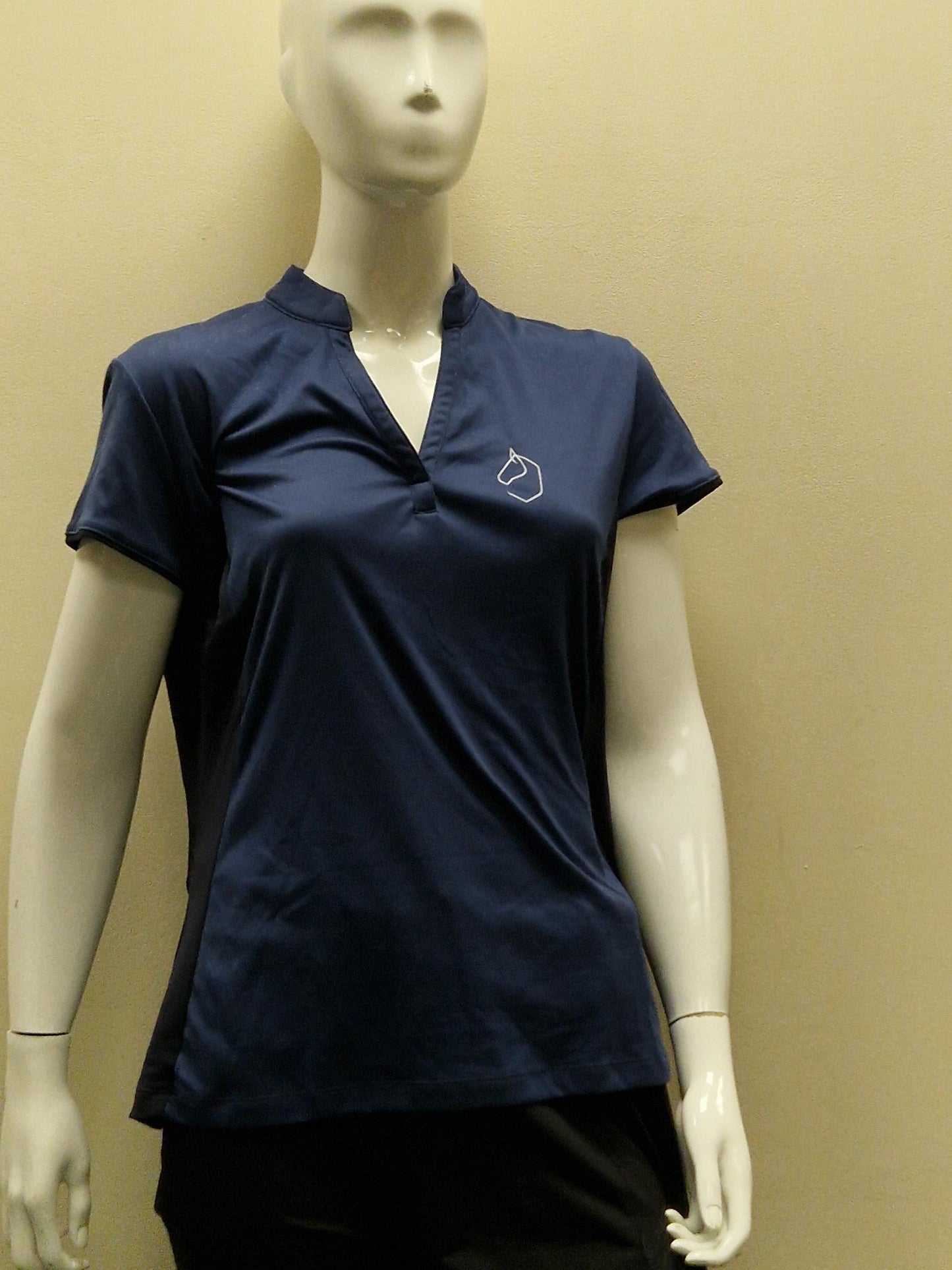 Decathlon Ladies T-Shirt in Navy Blue - Size Large