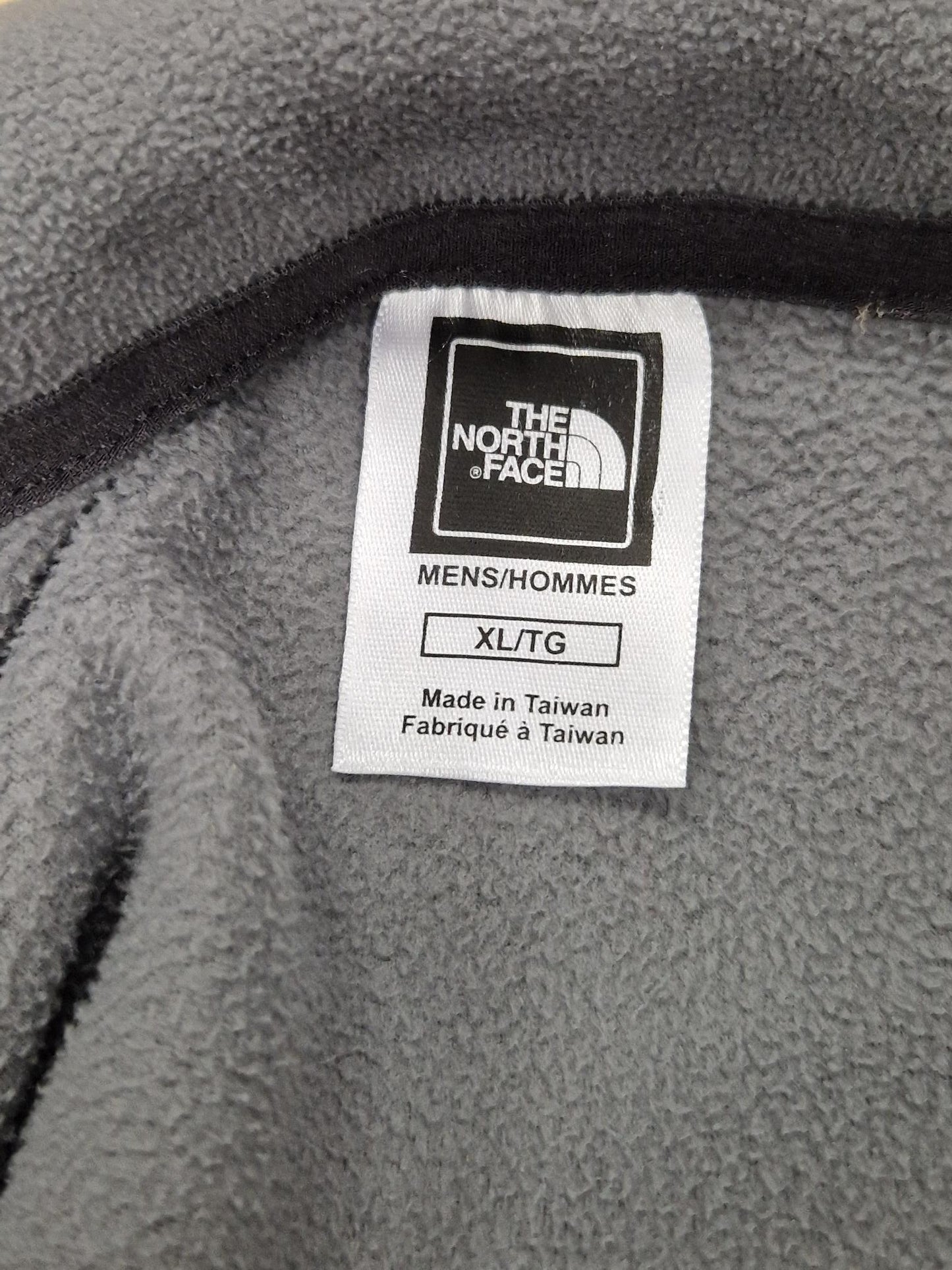 North Face Mens Fleece in Grey - Size Extra Large