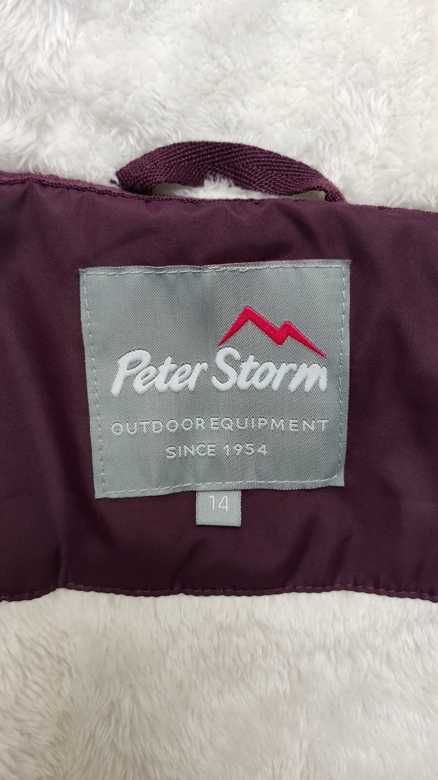 Female Peter Storm Faux Fur lined Hooded Gilet Size 14