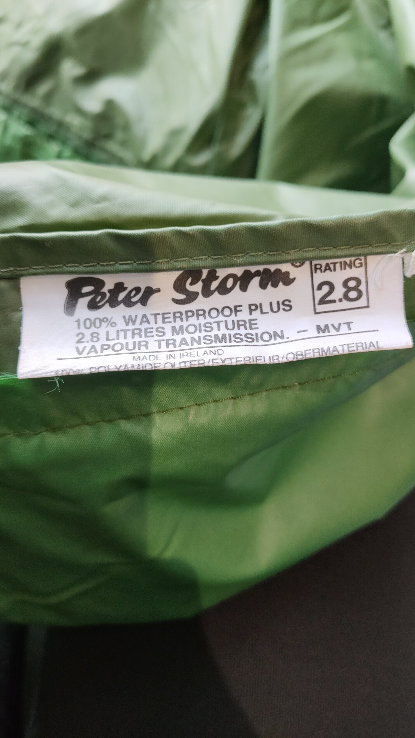 Men's Lightweight Peter Storm Showerproof Jacket Small