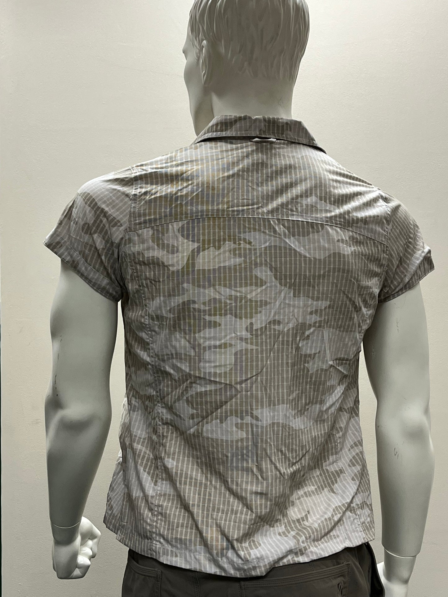 Tresspass Duo-Skin Mens Shirt in Brown Camo Print - Size XL